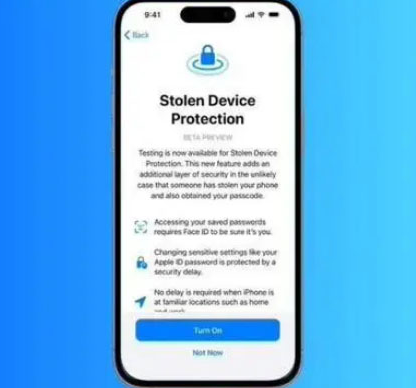 沙依巴克苹果授权维修店分享被盗设备保护功能开启方法 