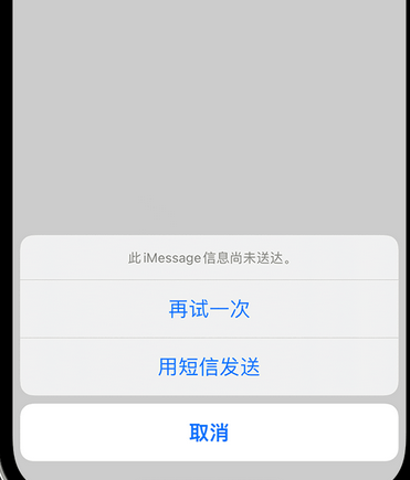 沙依巴克apple维修iPhone上无法正常发送iMessage信息