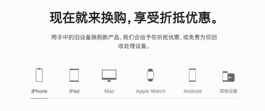 沙依巴克苹果手机维修分享iPhone以旧换新的去处 