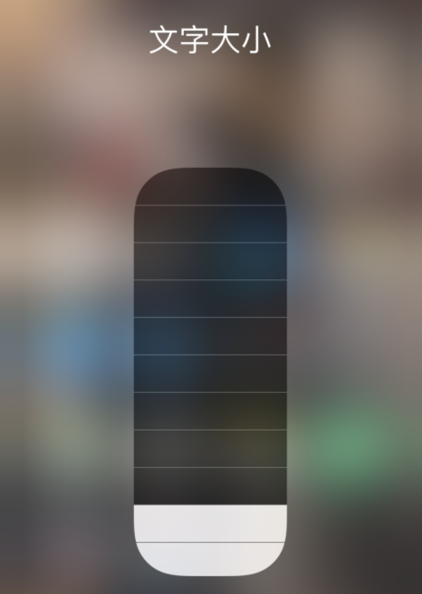 沙依巴克苹果手机维修分享小技巧：在 iPhone 控制中心快速调节字体大小 
